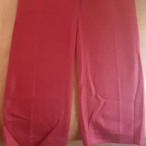 SALE GUC Burgundy Loft Marisa Pants 8P - Picture 3 of 4